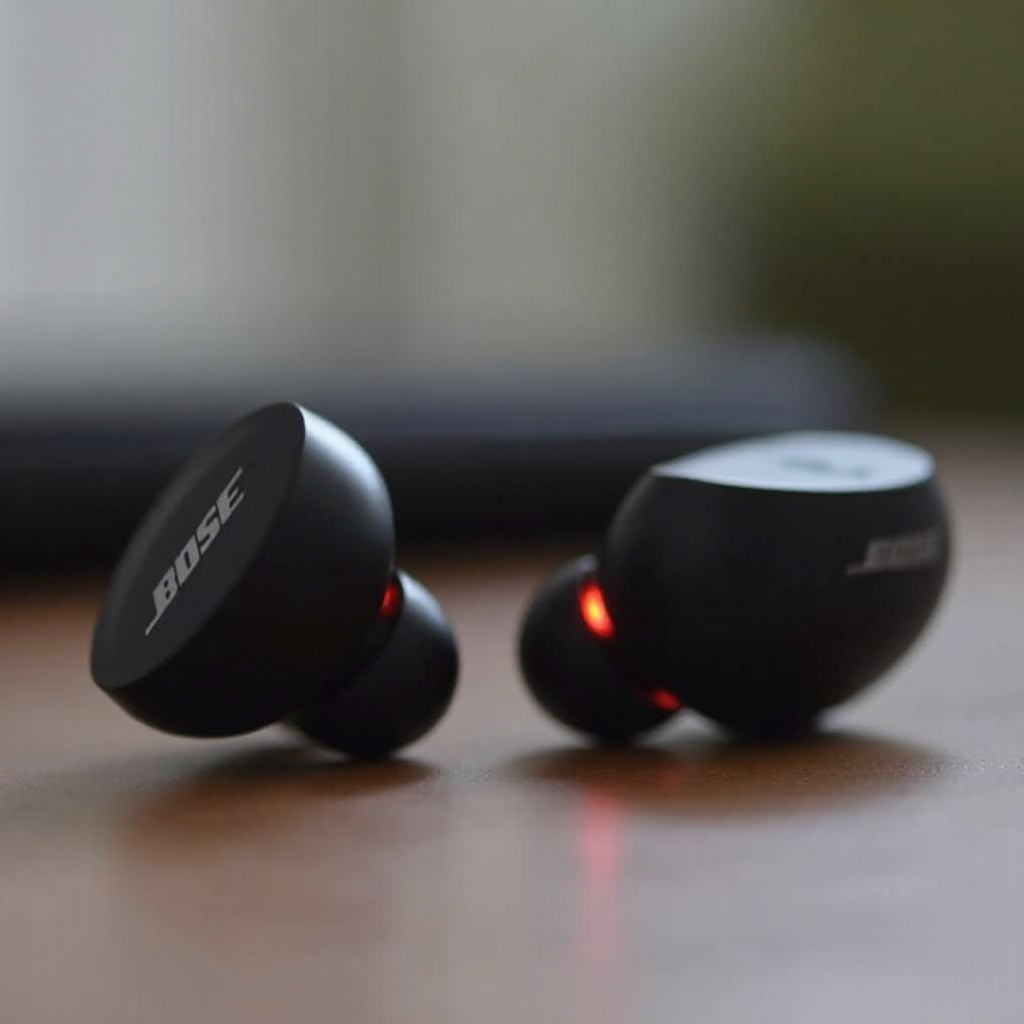 what to do if bose sport earbuds are blinking red