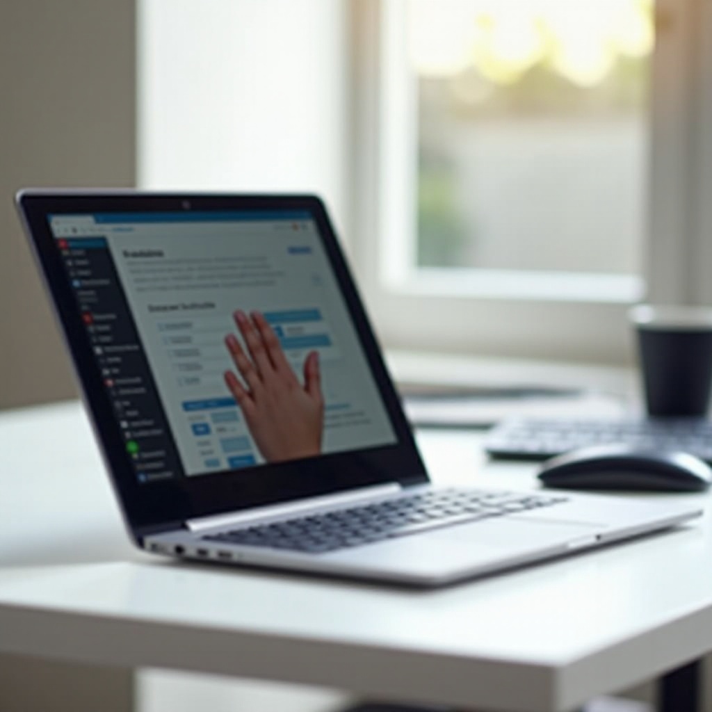 how to enable touchscreen on chromebook